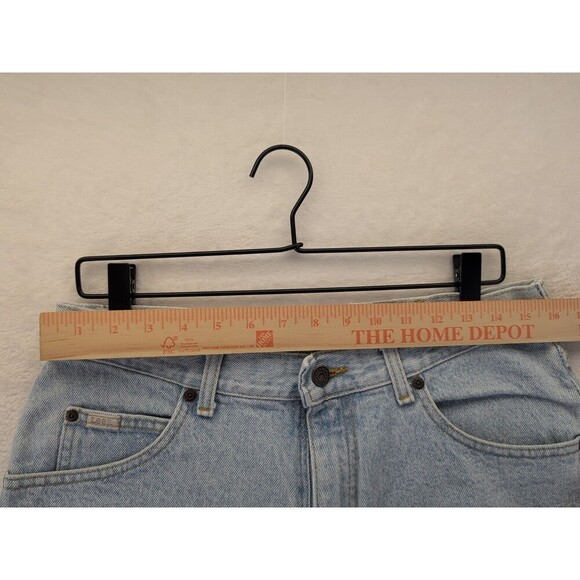 2- VTG Lee Shorts Mens 34 Made in USA 90s Riders Jeans Jorts Skate Light Wash - Picture 7 of 16